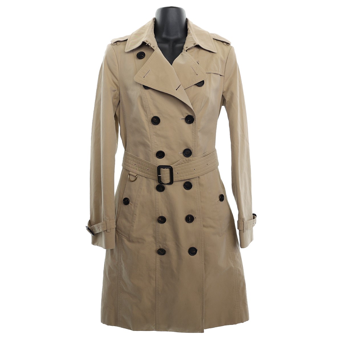 【中古】BURBERRY　THE SANDRINGHAM LONG サンドリンガム　トレンチコート 3900547 ベージュ サイズ：38 【121123】（バーバリー）のサムネイル