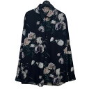 【中古】LAD MUSICIAN 「FLOWER BIG SHIRTS」フラワービッグシャツ ブラック サイズ：42 【171123】（ラッドミュージシャン）