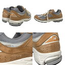 【中古】NEW BALANCEスニーカー M2002RHM キャラメル・グレー サイズ：US9．5(27．5cm)【価格見直し】 2