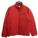 【中古】patagonia　ダウンセーター　84745 レッド サイズ：M 【211123】（パタゴ ...