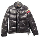 【中古】MONCLER　｢CHAMONIX｣ダウンジャケット ネイビー サイズ：0 【211123】 ...