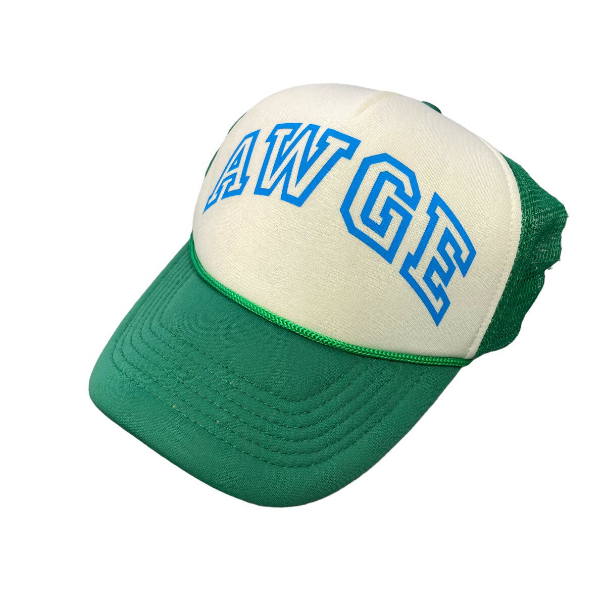 yÁzawgeuLogo mesh trucker capv SbVLbv O[ TCYFFreeyiz