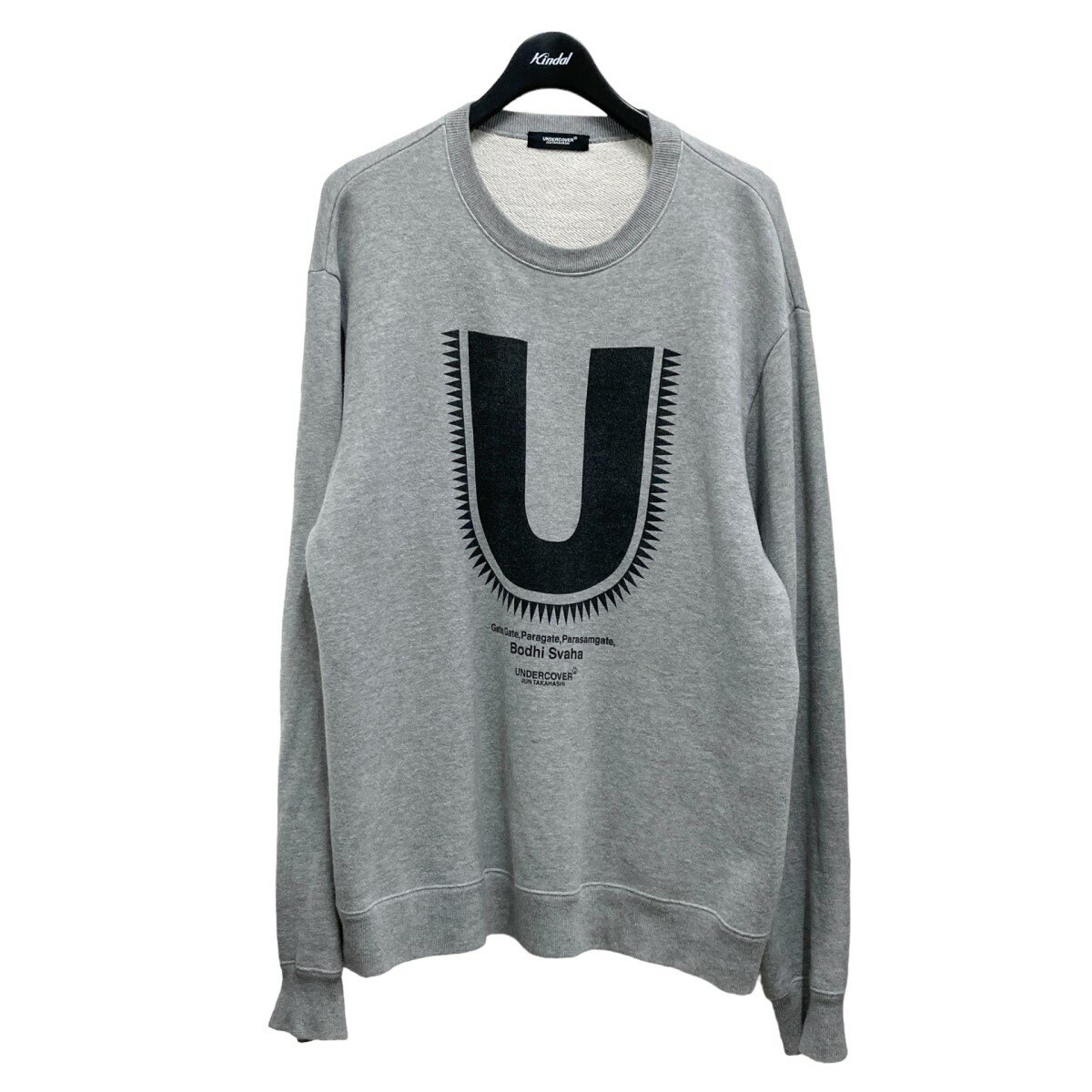 【中古】UNDERCOVER SWEAT UGIZ プリントスウェット 22AW UC2B9804-1 グレー サイズ：4 【251123】（アンダーカバー）