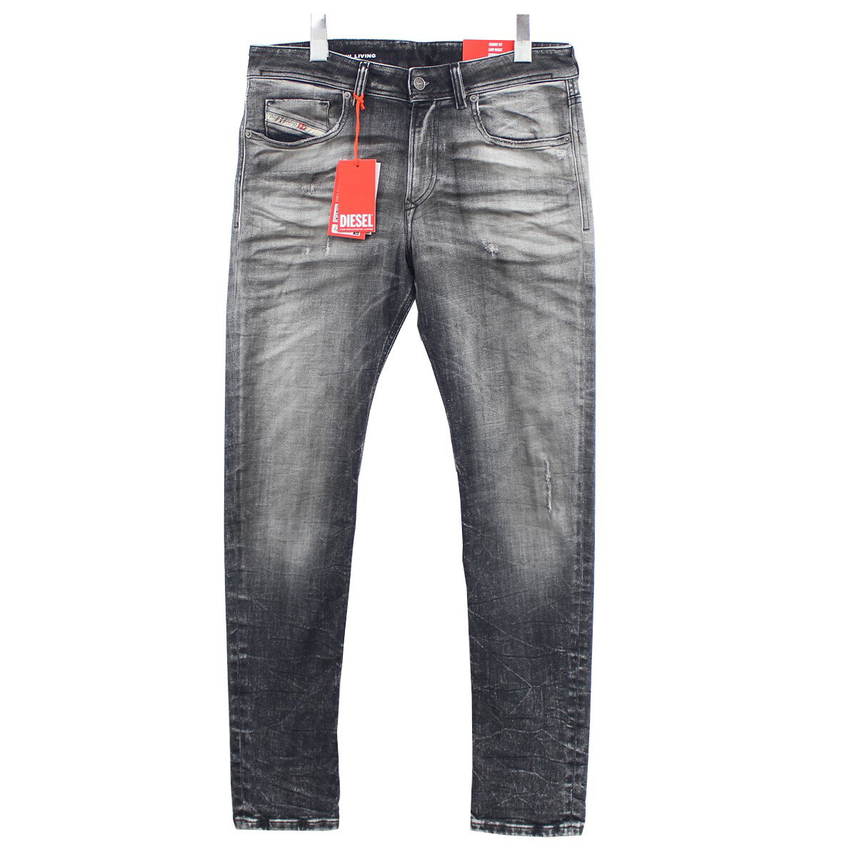 【中古】DIESEL by Glenn Martens23AW Skinny Jeans 1979 Sleenker スリンカー スキニー デニムパンツ グレー サイズ：W32 L30【価格見直し】