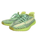 【中古】adidas Originals by KANYE WEST　YEEZY BOOST 350 V2 Yeezreel イージーブーストスニーカー イエローグリーン系 サイズ：US11 【291123】（アディダスオリジナルバイカニエウエスト）