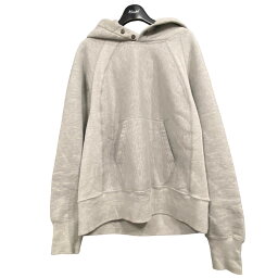 【中古】Engineered Garments　23AW｢Raglan Hoodie -Cotton Heavy Fleece-｣ラグランパーカー グレー サイズ：XS 【021223】（エンジニアードガーメンツ）