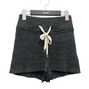 【中古】JUEMI　Heather Knit Shorts 1710730 チャコールグレー サイズ：F 【031223】（ジュエミ）