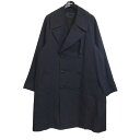 【中古】MAATEE＆SONS　2022AW 「W BREASTERD COAT」ダブルブレステッドコート ネイビー サイズ：3 【041223】（マーティーアンドサンズ）