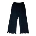 【中古】R＆D． M． Co-　BONBON PANTS ニットパンツ ブラック サイズ：M 【141223】（オールドマンズテーラー）