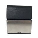 【中古】CLAUSTRUM 二つ折りウオレット ARTICULAR WALLET SILVER アーティキュラーウォレット ブラック シルバー 【171223】（クラウストルム）