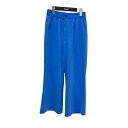 【中古】HYKE　STRETCH TAPERED PANTS 222-13190 スカイブルー サイズ：2 【181223】（ハイク）