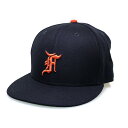 NEW ERA　×ESSENTIALS　ベースボールキャップ ダークネイビー／オレンジ サイズ：7　3／4 （ニューエラ）