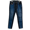 【中古】DIESEL2023SS 「Skinny Jeans」 バイカラーデニムジャケット インディゴ サイズ：27 L32【価格見直し】