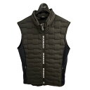 【中古】1piu1uguale3 golf「GOLF STAND DOWN VEST」 スタンドダウンベスト ブラック サイズ：6【価格見直し】