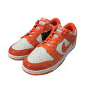 NIKE｢Wmns Dunk Low｣ダンクローカットスニーカーFN7773-001 オレンジ×ホワイト サイズ：29．0