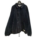 【中古】NEIGHBOR HOOD｢CORD WINDBREAKER JK｣コーデュロイコーチジャケット ネイビー サイズ：XL【価格見直し】