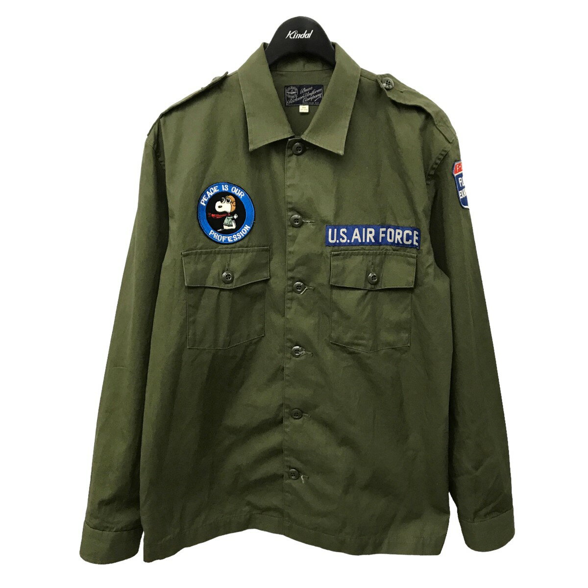 yÁzBUZZ RICKSONfS@L^S VIETNAM UTILITY SHIRT CIVILIAN MODEL SNOOPY I[u TCYF17-17 1^2 y261223zioYN\Yj