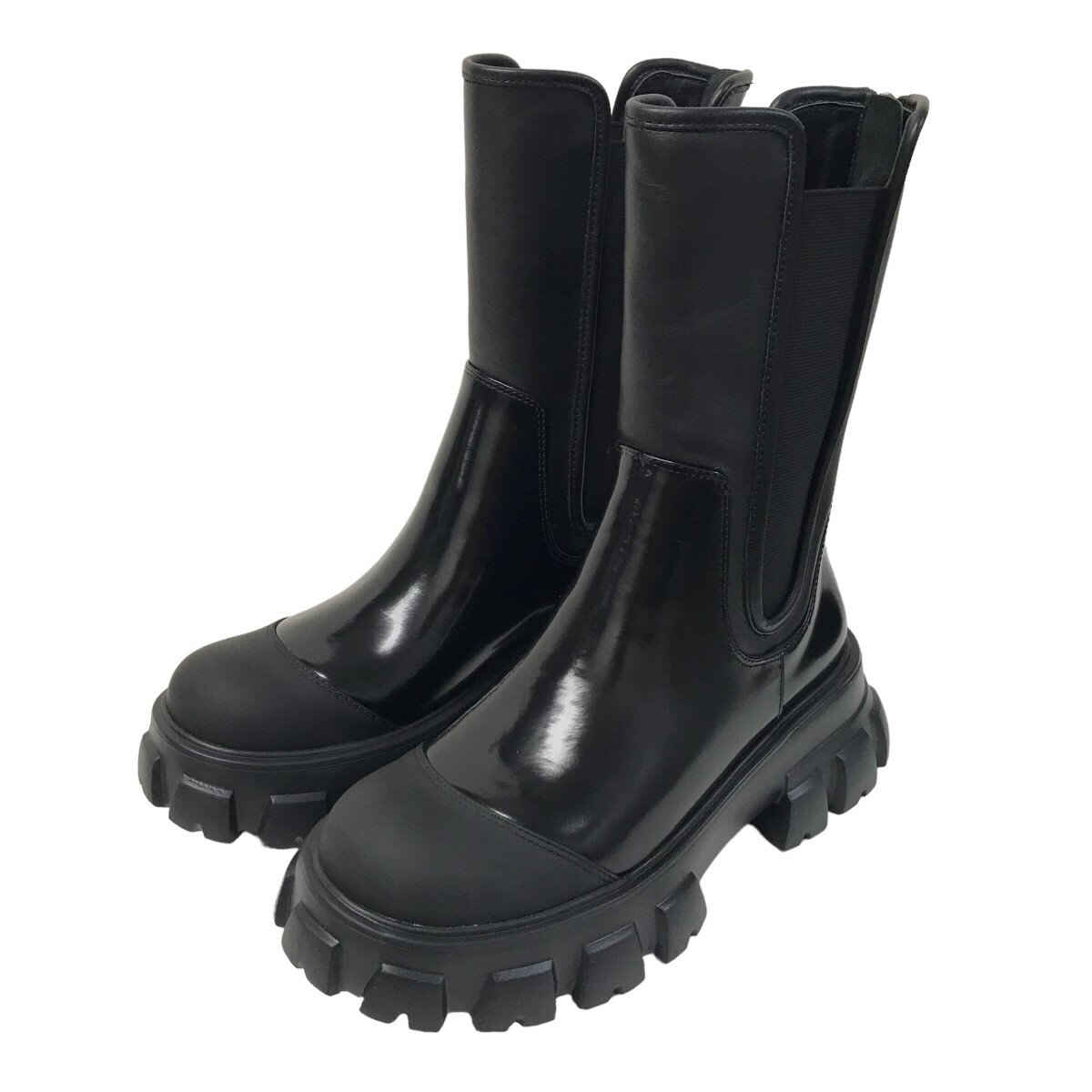 【中古】VIVIANO×Lost in echo｢ CHELSEA BOOTS｣チェルシーブーツ ブラック サイズ：36【価格見直し】のサムネイル