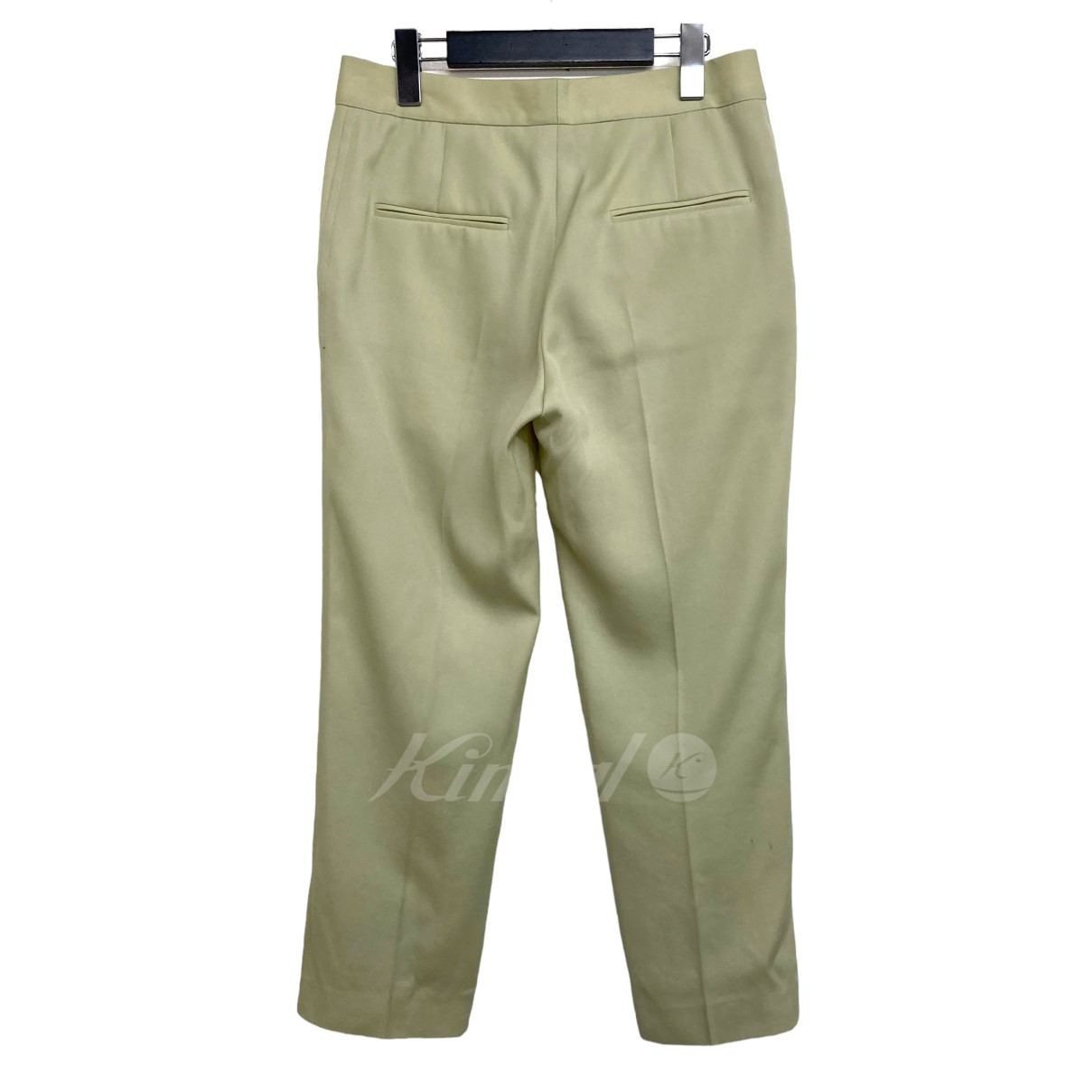 【中古】JIL SANDERウールスラックス ライトグリーン サイズ：32【価格見直し】