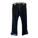 【中古】Undercoverism 2003SS SCAB PATCHWORK PANTS ブラック サイズ：M 【010124】（アンダーカバーイズム）