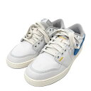 【中古】NIKE×UNIONAIR JORDAN 1 KO LOW スニーカー DO8912-101 ホワイト×ブルー サイズ：27．5cm【価格見直し】