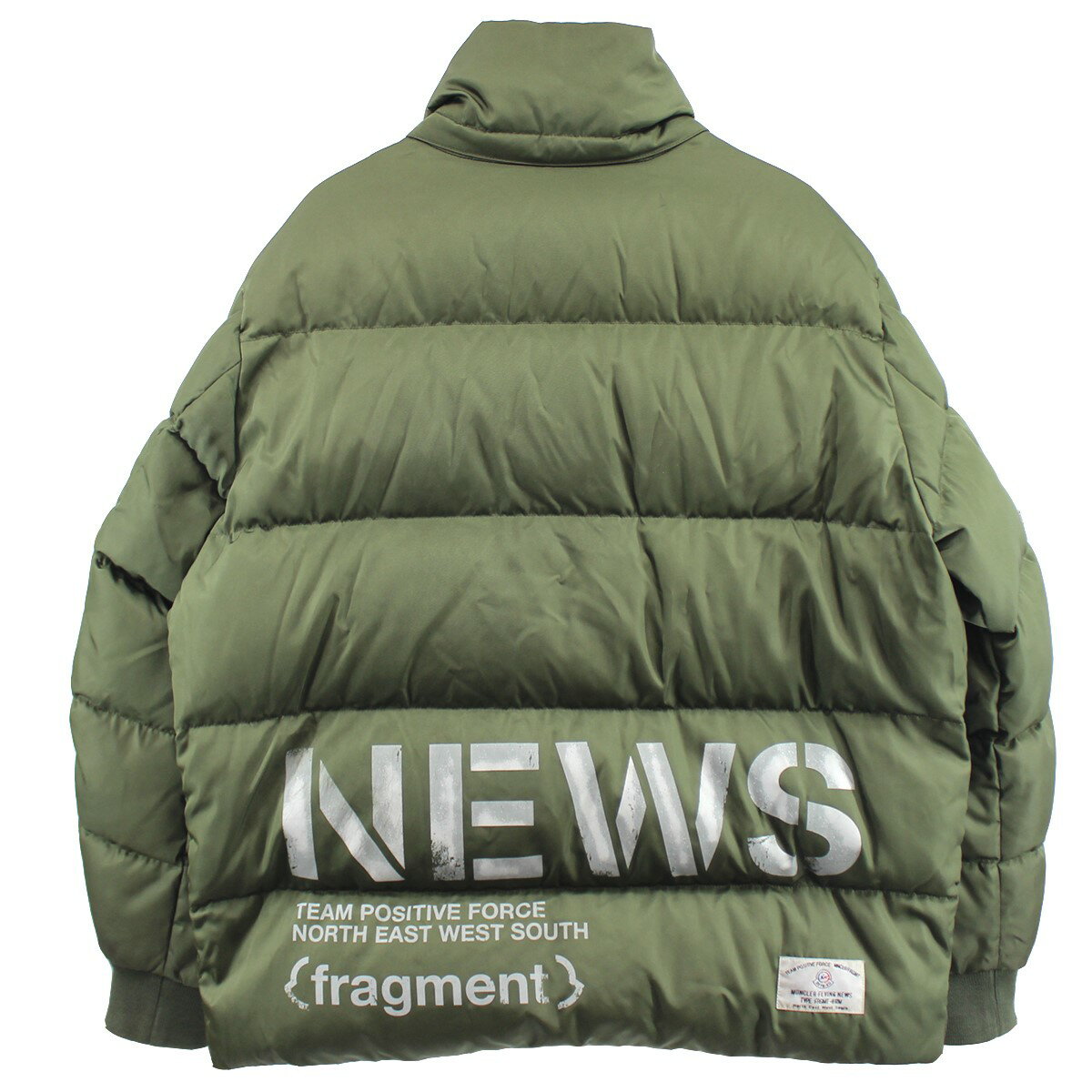 【中古】MONCLER GENIUS FRAGMENT DESIGN19AW FALCON ファルコン ダウン ジャケット オリーブ サイズ：3【価格見直し】