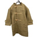 【中古】MONTGOMERY×STEVEN ALAN 「Duffle Issue 24 Overcoat」ダッフルコート オリーブ サイズ：2 【200124】（モンゴメリ×スティーブン アラン）