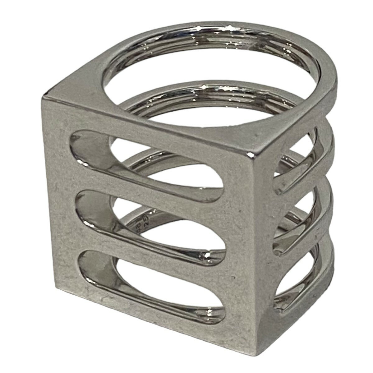 【中古】TOM WOOD｢Cage Ring Triple｣トリプルケージリング シルバー サイズ：16号【価格見直し】 1