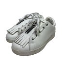 【中古】sacai × A．P．C．MINIMAL JULIETTA スニーカー PXBLA-M56094 ホワイト サイズ：36【価格見直し】