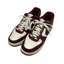 【中古】NIKE　AIR FORCE 1 07 LV8 エアフォースワン ロー／dq7659 102 ホワイト×ボルドー サイズ：26．5cm 【210124】（ナイキ）