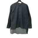 RAKINES　MOLESKIN STAND COLLAR SHIRTS シャツ MusterWerk別注 ダークグレー サイズ：2 （ラキネス）