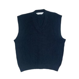 【中古】ANDER　Over Vest オーバーニットベスト ブラック サイズ：Free 【230124】（アンダー）