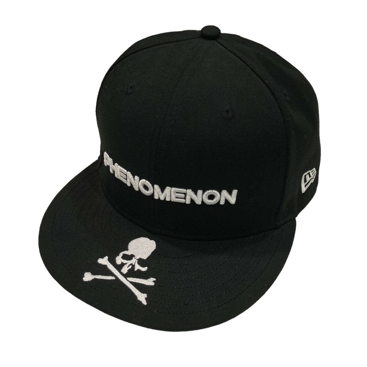 【中古】mastermind japan×PHENOMENON NEW ERA　キャップ ブラック サイズ：7 1／2 【260124】（マスターマインドジャパン フェノメノン ニューエラ）