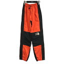 【中古】GUCCI×THE NORTH FACEナイロンパンツ オレンジ×ブラック サイズ:XXS【価格見直し】