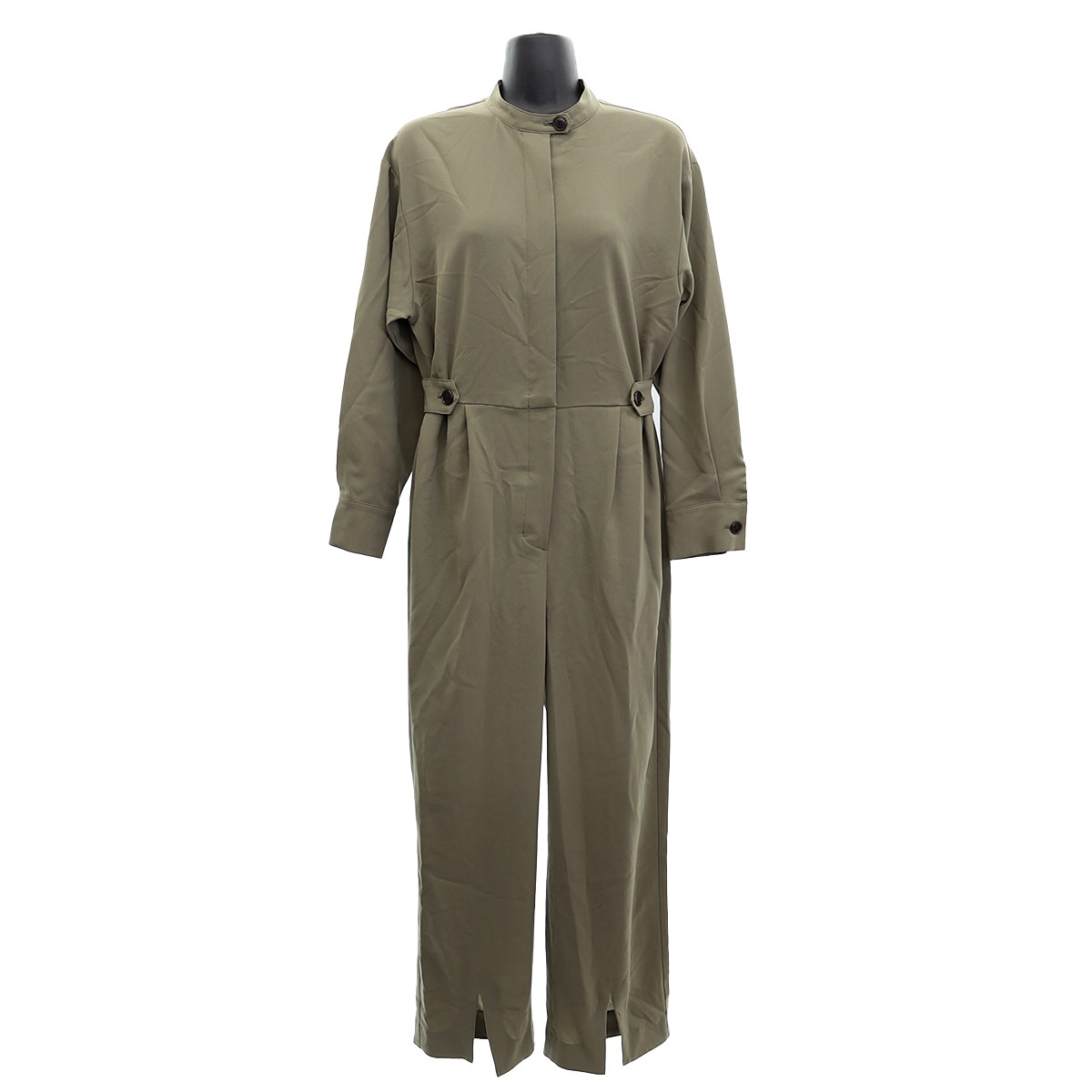 【中古】heliopoleキョウネンオールインワン T0-4206-1607 カーキグリーン サイズ:36【価格見直し】