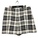 【中古】Christian Dior23AW チェック柄ショートパンツ ホワイト×ブラック サイズ:48【価格見直し】