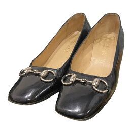 【中古】GUCCI　パンプス ブラック サイズ：36 1／2 【020224】（グッチ）