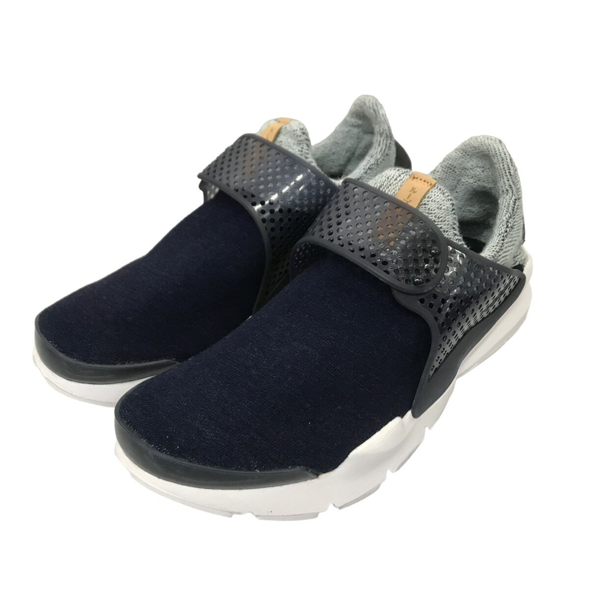 【中古】NIKE×LOOPWHEELER　SOCK DART スニーカー 918349-400 ネイビー サイズ：US11 【030224】（ナイキ×ループウィラー）