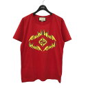 【中古】GUCCI　RAINBOW GG プリントTシャツ 493117 