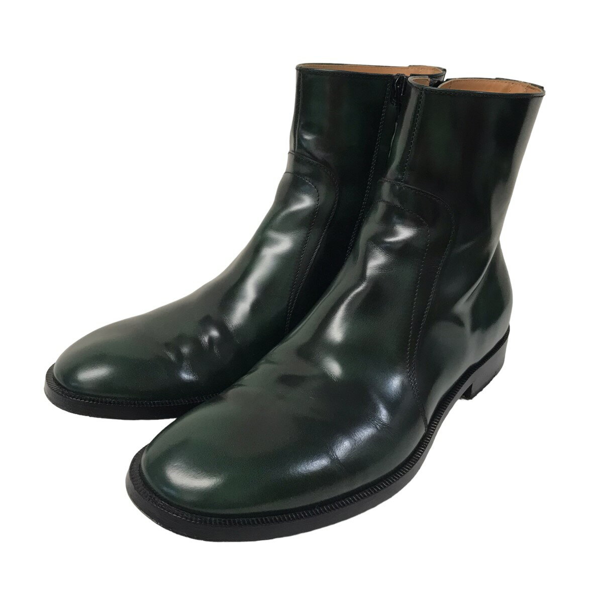 【中古】Maison Margiela 2221AW｢ANKLE BOOT｣アンクルブーツ グリーン サイズ：40(25．0)【価格見直し】