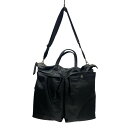 【中古】SLOW　BEAMS別注 1973 HELMET BAG SOFT LEATHER レザーバッグ ブラック 【060224】（スロウ）