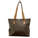 【中古】LOUIS VUITTON　カバ・ピアノ モノグラムトートバッグ M51148 ブラウン サイズ：- 【090224】（ルイヴィトン）