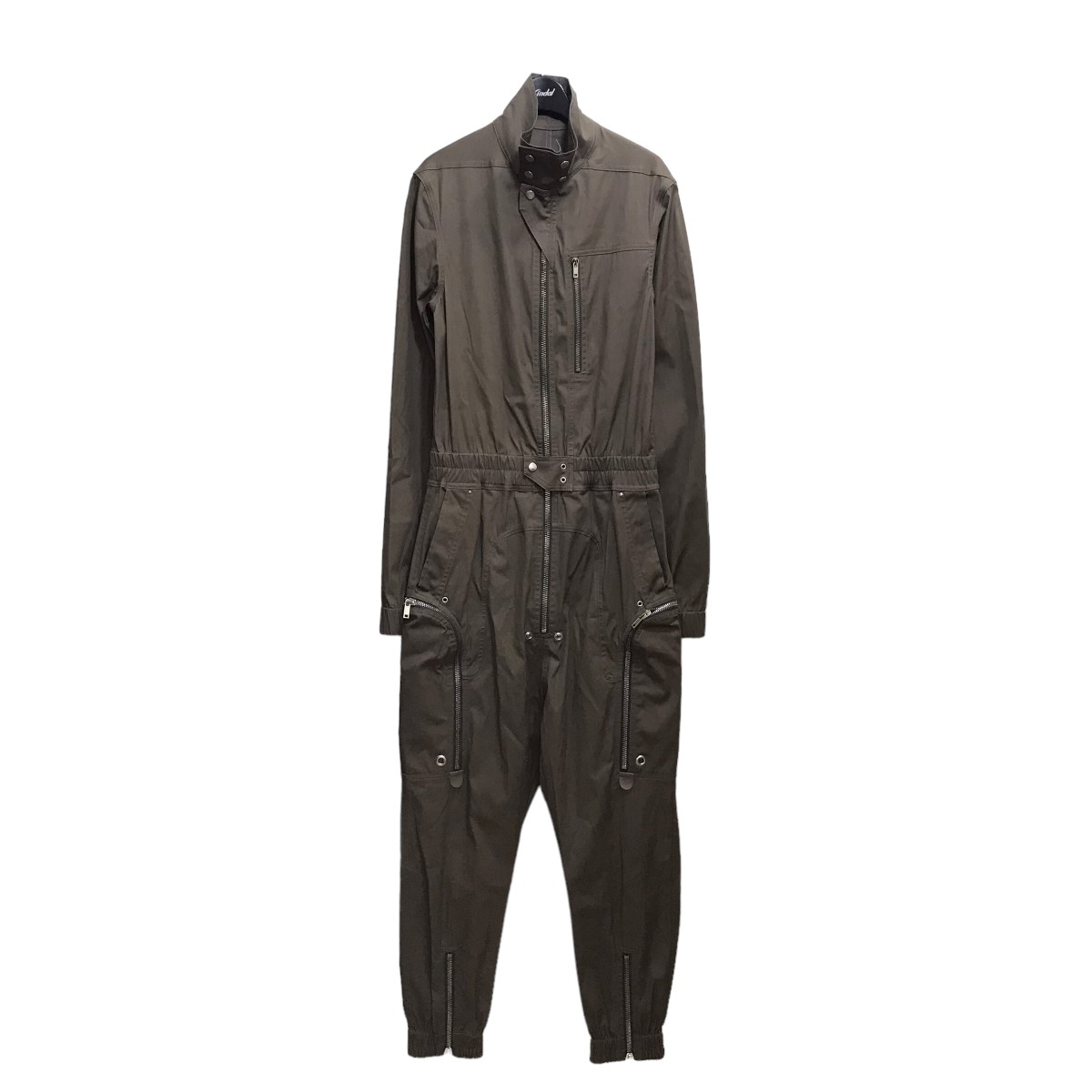 【中古】Rick Owens　22AW ｢BAUHAUS LARRY FLIGHTSUIT｣バウハウスラリーフライトスーツ ダスト サイズ：IT46 【090224】（リックオウエンス）