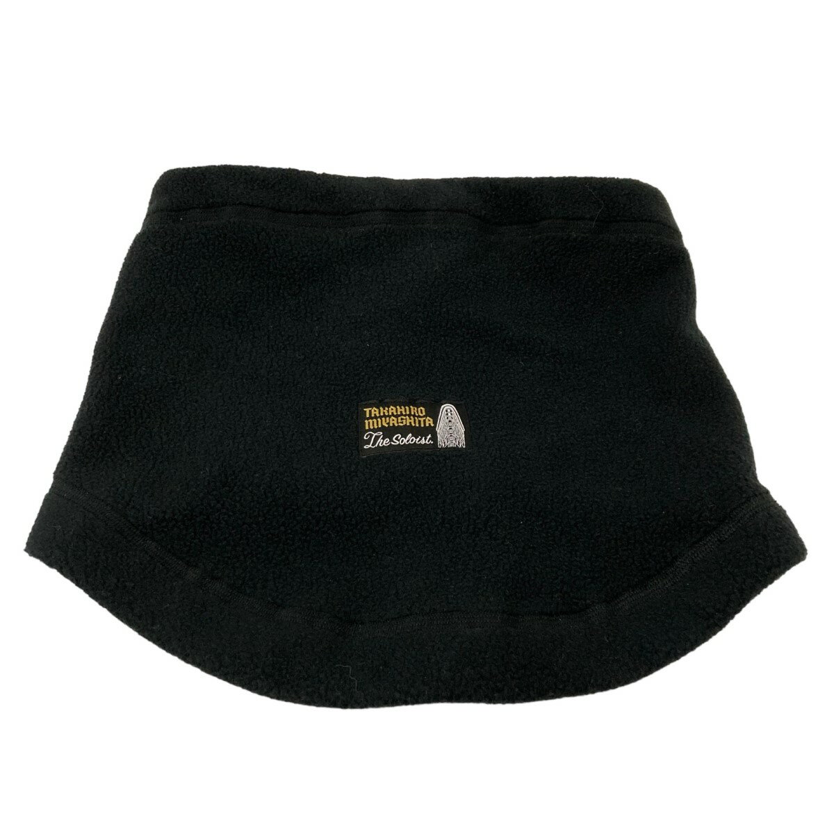 【中古】TAKAHIROMIYASHITA TheSoloIst． fleece neck gaiter ネックウォーマー 0073AW22 ブラック サイズ：- 【110224】（タカヒロミヤシタザソロイスト）