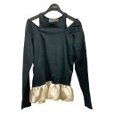 yÁzHoney mi Honey@satin frill long T-shirt TetJbg\[ 23S-VG-04 ubN TCYFFree y140224zinj[~[nj[j