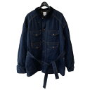 【中古】SASQUATCHfabrix．　23AW WOOL DENIM COVERALL　23AW-JKH-004 インディゴ サイズ：XL 【160224】（サスクワァッチファブリックス．）