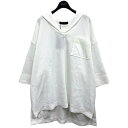 【中古】th　2023SS ｢Relaxed Sailor Shirt｣ リラックスセーラーシャツ ホワイト サイズ：3 【160224】（ティーエイチ）