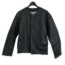 【中古】rofmia 「Leather Jacket cathedral別注」ノーカラージャケット ブラック サイズ：Free 【160224】（ロフミア）