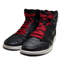 【中古】NIKE　AIR JORDAN 1 RETRO HIGH OG　エアジョーダン1　555088-060 ブラック サイズ：27cm 【210224】（ナイキ）