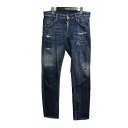 【中古】DSQUARED2　20SS デニムパンツ S74LB0673 インディゴ サイズ：44 【220224】（ディースクエアード）